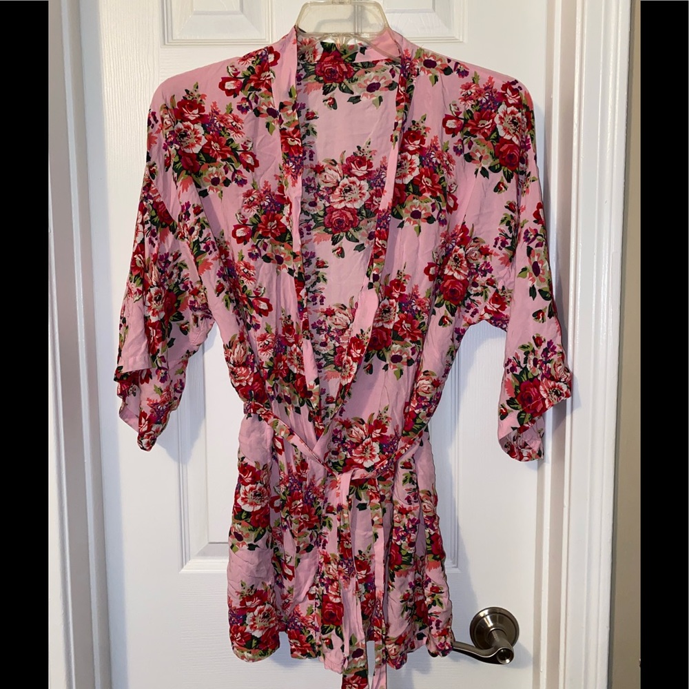 Pink Floral Kimono